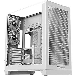 $99.99* | Thermaltake View 390 Air Mid Tower PC Case w/ 2x Fans (White) at Amazon